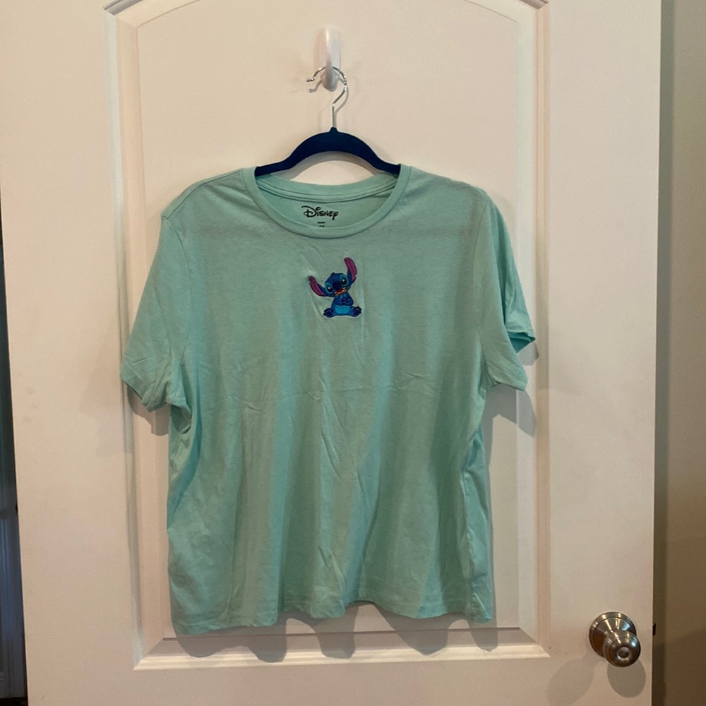 Disney stitch patch shirt